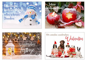 Edition Seidel Set 12 exklusive Premium Weihnachtskarten mit Umschlag (20384)