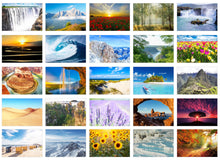 Laden Sie das Bild in den Galerie-Viewer, Set 50 Premium Postkarten Landschaften (20238)
