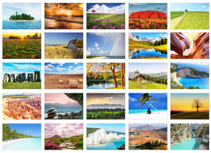 Set 50 Premium Postkarten Landschaften (20238)
