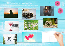 Laden Sie das Bild in den Galerie-Viewer, Set 50 Premium Postkarten Motivationskarten (20241)
