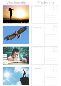 Set 50 Premium Postkarten Motivationskarten (20241)
