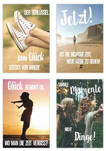 Set 25 Postkarten Leben & Momente mit Sprüchen (20244)