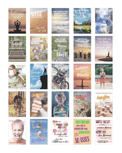 Set 100 Postkarten Leben & Momente mit Sprüchen (20248)