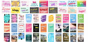 Set 100 Postkarten Leben & Momente mit Sprüchen (20249)