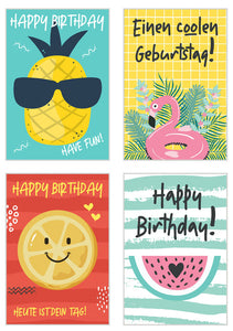 Set 20 exklusive Premium Geburtstagskarten mit Briefumschlag (20365)