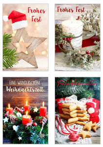 Edition Seidel Set 12 exklusive Premium Weihnachtskarten mit Umschlag (20391)