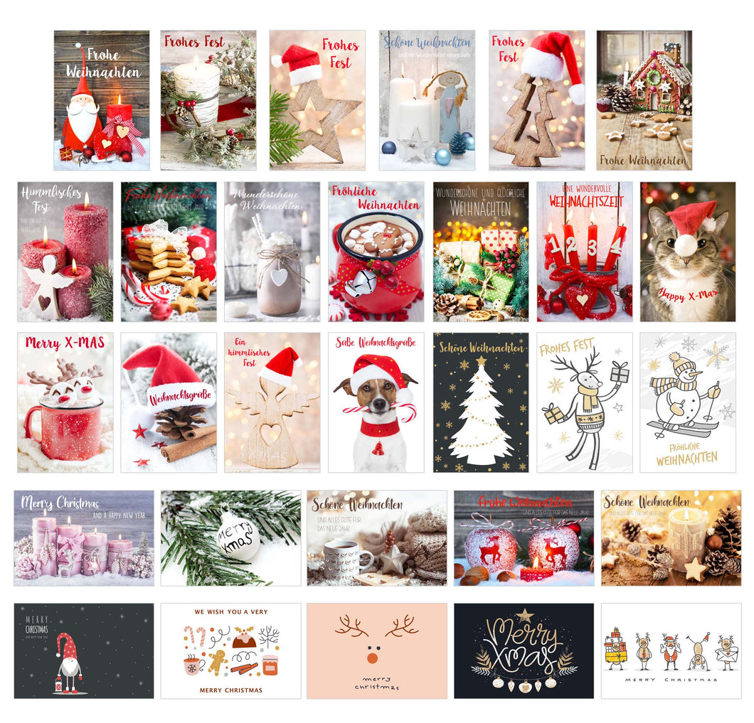 Edition Seidel Set 30 Weihnachtspostkarten (21113)