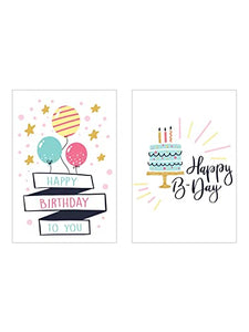 Edition Seidel Set 20 Geburtstagskarten Postkarten Glückwunschkarte Grusskarte Geburtstag Geburtstagskarte Mann Frau Karten Happy Birthday Billet Sprüche (SW02)