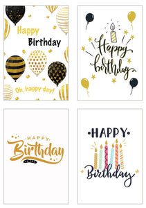 Set 20 exklusive Premium Geburtstagskarten mit Briefumschlag (20808)