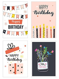 Edition Seidel Set 20 Geburtstagskarten Postkarten Glückwunschkarte Grusskarte Geburtstag Geburtstagskarte Mann Frau Karten Happy Birthday Billet Sprüche (SW02)