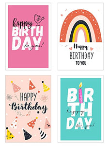 Edition Seidel Set 20 Geburtstagskarten Postkarten Glückwunschkarte Grusskarte Geburtstag Geburtstagskarte Mann Frau Karten Happy Birthday Billet Sprüche (SW02)