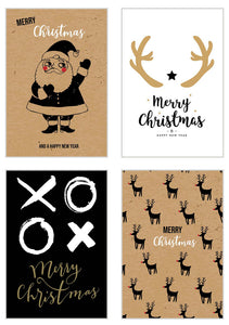 Edition Seidel Set 20 exklusive Premium Weihnachtskarten mit Umschlag (20679)