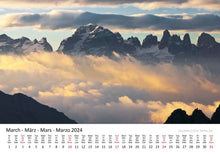 Laden Sie das Bild in den Galerie-Viewer, Edition Seidel Premium Kalender Gipfel der Alpen 2024 Format DIN A3 Wandkalender Deutschland Österreich Italien Frankreich Schweiz Bayern Tirol Südtirol Rainer Mirau
