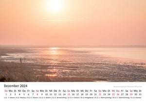 Edition Seidel Premium Kalender Wattenmeer 2024 Format DIN A3 Wandkalender Deutschland Nordsee Watt Nordseeküste Naturschutzgebiet Christian Müringer