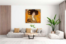 Laden Sie das Bild in den Galerie-Viewer, Edition Seidel Premium Wandbild Klimt Style auf hochwertiger Leinwand (60x60 cm) gerahmt. Leinwandbild Kunstdruck Jugendstil Bild stylish Wohnung Büro Loft Lounge Bar Galerie Lobby
