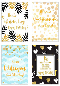 Edition Seidel Set 40 (2 x 20) exklusive Premium Geburtstagskarten mit Briefumschlag. Glückwunschkarte Grusskarte Geburtstag Geburtstagskarte Karten Happy Birthday Sprüche