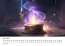 Laden Sie das Bild in den Galerie-Viewer, Edition Seidel Premium Kalender Die Welt der Magie 2024 Format DIN A3 Wandkalender Fantasy Phantasie fantastische Welten magisch Zauberei
