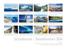 Laden Sie das Bild in den Galerie-Viewer, Edition Seidel Premium Kalender Skandinavien 2024 Format DIN A3 Wandkalender Europa Norwegen Schweden Finnland Dänemark Island
