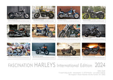 Laden Sie das Bild in den Galerie-Viewer, Edition Seidel Premium Kalender Fascination Harleys International 2024 Format DIN A3 Wandkalender Motorräder Harley Bike Biker Hobby
