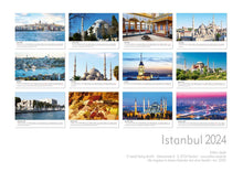 Laden Sie das Bild in den Galerie-Viewer, Edition Seidel Premium Kalender Istanbul 2024 Format DIN A3 Wandkalender Europa Asien Türkei Bosporus Brücke Hagia Sophia Moschee Metropole Skyline
