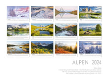 Laden Sie das Bild in den Galerie-Viewer, Edition Seidel Premium Kalender Alpen 2024 Format DIN A3 Wandkalender Europa Deutschland Österreich Italien Frankreich Schweiz Bayern Tirol Südtirol Rainer Mirau
