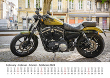 Laden Sie das Bild in den Galerie-Viewer, Edition Seidel Premium Kalender Fascination Harleys International 2024 Format DIN A3 Wandkalender Motorräder Harley Bike Biker Hobby
