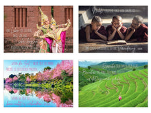 Laden Sie das Bild in den Galerie-Viewer, Edition Seidel Set 25 Postkarten asiatische Weisheiten Karten mit Sprüchen Liebe Freundschaft Motivation Ziele Buddha
