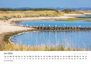 Edition Seidel Premium Kalender Wattenmeer 2024 Format DIN A3 Wandkalender Deutschland Nordsee Watt Nordseeküste Naturschutzgebiet Christian Müringer