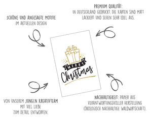 Edition Seidel Set 30 Weihnachtspostkarten Weihnachten Karten Postkarten Weihnachtskarten