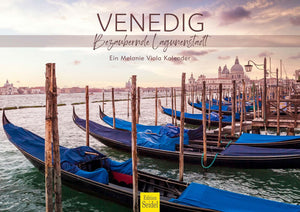 Edition Seidel Premium Kalender Venedig Bezaubernde Lagunenstadt 2024 Format DIN A3 Wandkalender Italien Markusplatz Gondeln Canal Grande Santa Maria Rialtobrücke Melanie Viola