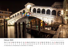 Laden Sie das Bild in den Galerie-Viewer, Edition Seidel Premium Kalender Venedig Impressionen bei Nacht 2024 Format DIN A3 Wandkalender Italien Markusplatz Gondeln Canal Grande Santa Maria Rialtobrücke Melanie Viola
