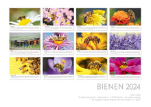 Laden Sie das Bild in den Galerie-Viewer, Edition Seidel Premium Kalender Die Welt der Bienen 2024 Format DIN A3 Wandkalender Bienenkalender Biene Insekten Feld Wiese Wald Blume Blüten Honig
