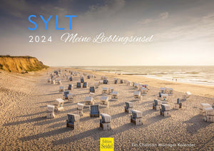 Edition Seidel Premium Kalender Meine Lieblingsinsel Sylt 2024 Format DIN A3 Wandkalender Deutschland Ostfriesland Nordsee Küste Meer Strand Insel Christian Müringer