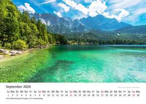 Edition Seidel Premium Kalender Faszination Alpen 2024 Format DIN A3 Wandkalender Naturkalender Deutschland Italien Österreich Frankreich Bayern Tirol Südtirol Berge