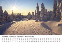 Laden Sie das Bild in den Galerie-Viewer, Edition Seidel Premium Kalender Skandinavien 2024 Format DIN A3 Wandkalender Europa Norwegen Schweden Finnland Dänemark Island
