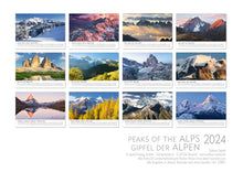 Laden Sie das Bild in den Galerie-Viewer, Edition Seidel Premium Kalender Gipfel der Alpen 2024 Format DIN A3 Wandkalender Deutschland Österreich Italien Frankreich Schweiz Bayern Tirol Südtirol Rainer Mirau
