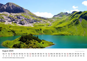 Edition Seidel Premium Kalender Faszination Alpen 2024 Format DIN A3 Wandkalender Naturkalender Deutschland Italien Österreich Frankreich Bayern Tirol Südtirol Berge