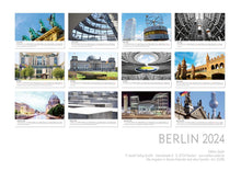 Laden Sie das Bild in den Galerie-Viewer, Edition Seidel Premium Kalender Berlin 2024 Format DIN A3 Wandkalender Europa Deutschland Hauptstadt Reichstag Bundeskanzleramt Spree Metropole Skyline
