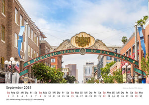 Edition Seidel Premium Kalender San Diego 2024 Format DIN A3 Wandkalender USA Kalifornien Charmante Küsten Metropole Skyline Melanie Viola