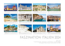 Laden Sie das Bild in den Galerie-Viewer, Edition Seidel Premium Kalender Faszination Italien 2024 Format DIN A3 Wandkalender Europa Colloseum Rom Mailand Pisa Venedig Florenz Toskana
