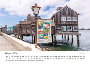 Edition Seidel Premium Kalender San Diego 2024 Format DIN A3 Wandkalender USA Kalifornien Charmante Küsten Metropole Skyline Melanie Viola