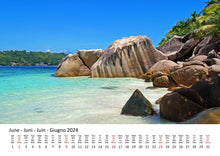 Laden Sie das Bild in den Galerie-Viewer, Edition Seidel Premium Kalender Faszination Seychellen 2024 Format DIN A3 Wandkalender Afrika Inseln Victoria Traumstrände Lagunen Riffe
