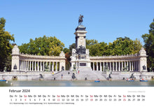 Laden Sie das Bild in den Galerie-Viewer, Edition Seidel Premium Kalender Madrid 2024 Format DIN A3 Wandkalender Europa Spanien Hauptstadt Königspalast Plaza Palacio Skyline
