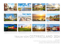 Laden Sie das Bild in den Galerie-Viewer, Edition Seidel Premium Kalender Traum vom Ostfriesland 2024 Format DIN A3 Wandkalender Deutschland Niedersachsen Nordsee Emden Norddeich Manningaburg Evenburg Andrea Dreegmeyer
