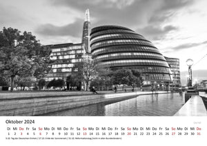 Edition Seidel Premium Kalender London Highlights 2024 Format DIN A3 Wandkalender Großbritannien Big Ben Tower Bridge Metropole Skyline Melanie Viola