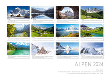 Laden Sie das Bild in den Galerie-Viewer, Edition Seidel Premium Kalender Faszination Alpen 2024 Format DIN A3 Wandkalender Naturkalender Deutschland Italien Österreich Frankreich Bayern Tirol Südtirol Berge
