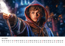 Laden Sie das Bild in den Galerie-Viewer, Edition Seidel Premium Kalender Die Welt der Magie 2024 Format DIN A3 Wandkalender Fantasy Phantasie fantastische Welten magisch Zauberei
