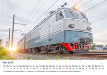 Laden Sie das Bild in den Galerie-Viewer, Edition Seidel Premium Kalender Faszination Eisenbahn 2024 Format DIN A3 Wandkalender Europa Asien USA Colorado Schweiz Dampflok Zug Fahrt Abendteuer
