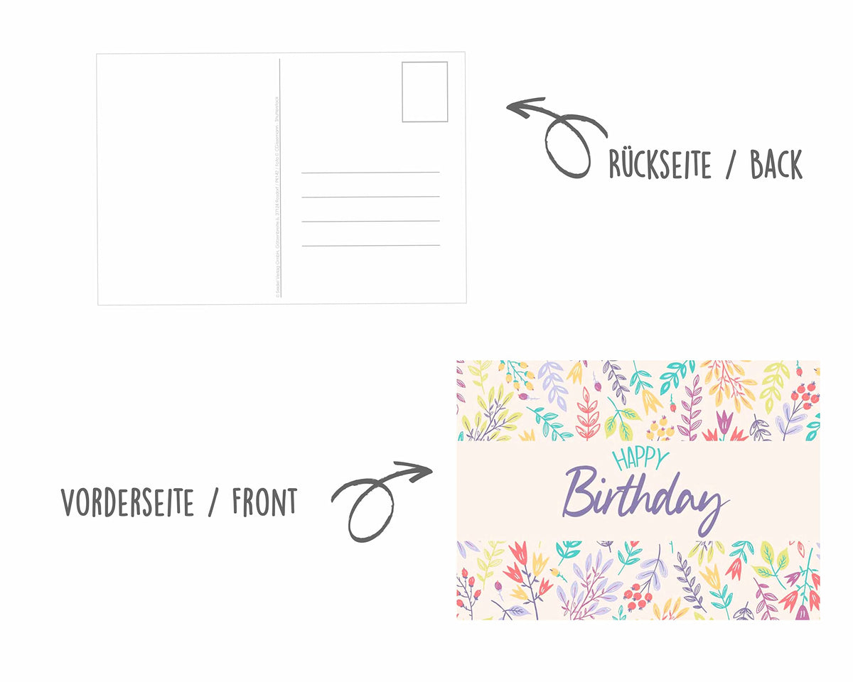 Edition Seidel 40 Pack Exclusive Premium Birthday Cards With