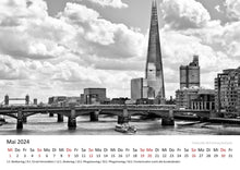 Laden Sie das Bild in den Galerie-Viewer, Edition Seidel Premium Kalender London Highlights 2024 Format DIN A3 Wandkalender Großbritannien Big Ben Tower Bridge Metropole Skyline Melanie Viola
